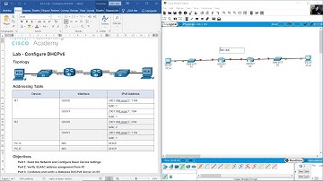 8.5.1 Lab - Configure DHCPv6 (Packet Tracer)