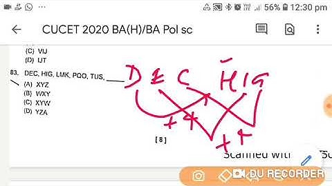 CUCET ANSWER KEY 2020 BA PAPER Code UIQP02