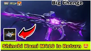 🔴 SHINOBI KAMI M416 RETURN ✅| DECISIVE DAY AKM CANCEL 🤯| 4.0 UPDATE LEAKS 🤩| RETURN ULTIMATE SET 🚀