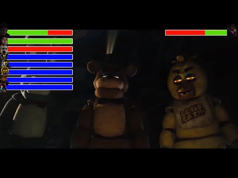 Five Nights at Freddy's (2023) Final Battle with healthbars 2/2