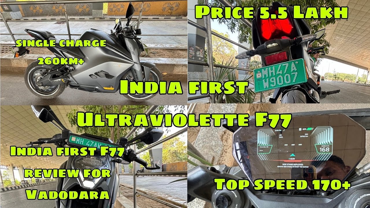 India’s first ultraviolette f77 review - YouTube