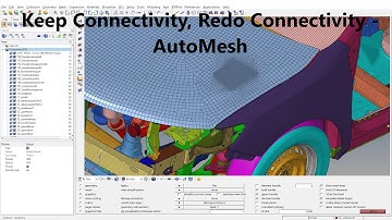 Automesh Panel in Hypermesh (part-3, Keep connectivity and Redo connectivity)