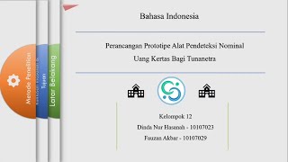 Video Prosiding - Perancangan Alat Pendeteksi Nominal Uang Kertas Bagi Tunanetra