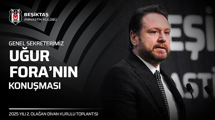 Genel Sekreterimiz Uğur Fora'nın Konuşması | 2025 Yılı 2. Olağan Divan Kurulu Toplantısı