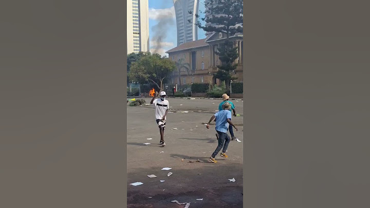 PROTESTERS SET SUPREME COURT ON FIRE. REJECT FINANCE BILL, MAANDAMANO, DEMONSTRATION.