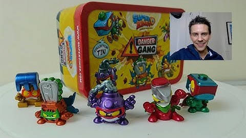 Superzings Series 4, Danger Gang Collector Tin Unboxing!