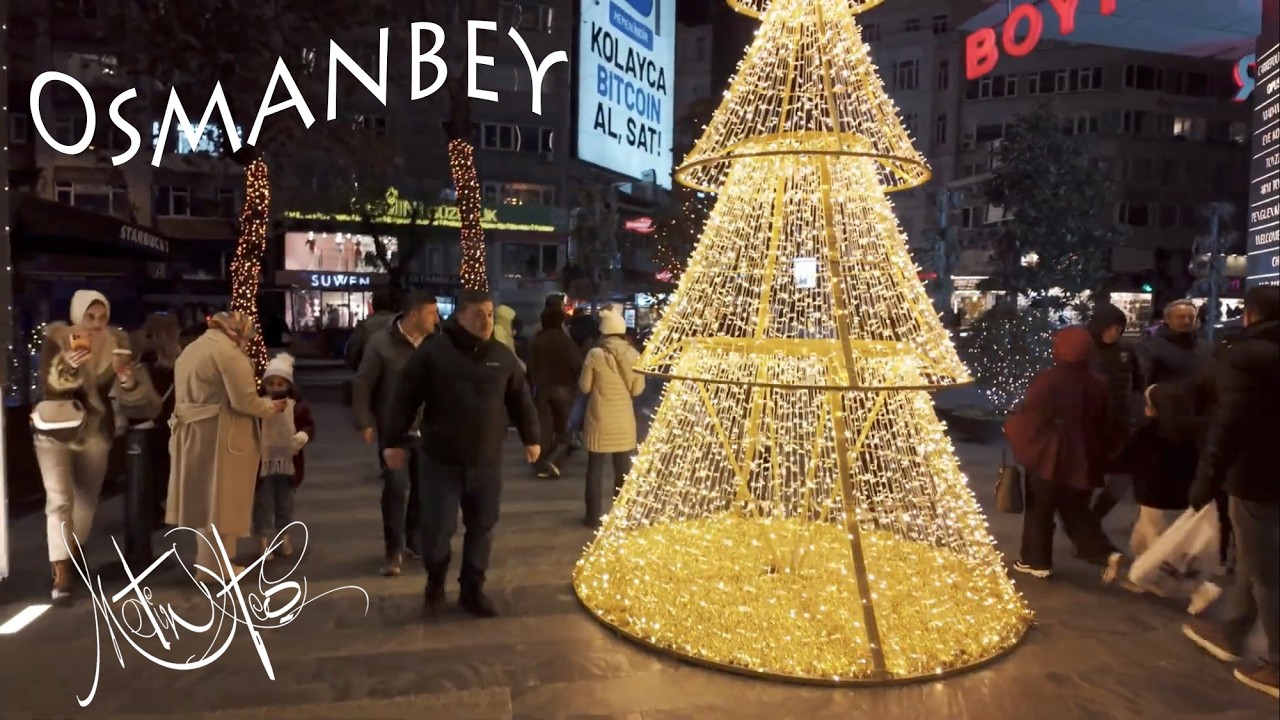 Adım adım İSTANBUL / Osmanbey 4K Walking Tour