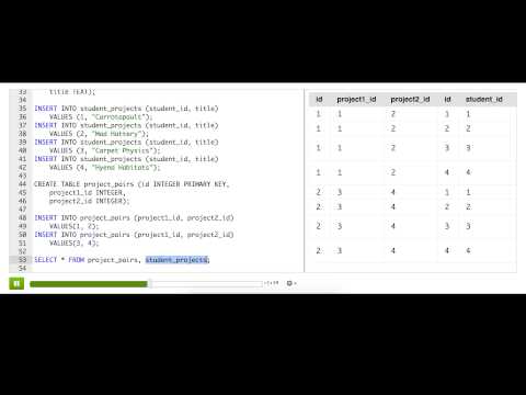 Joining tables to themselves with self joins (Video version)