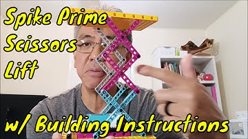Spike Prime Scissors Lift with Building Instructions/ What Can It Lift?