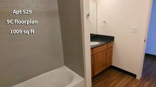 Apt 529 - 9C floorplan - 1009 sq ft