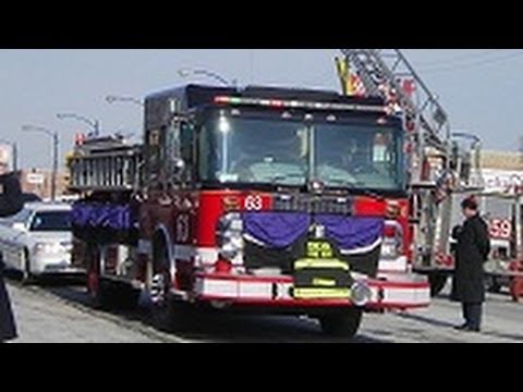 The Funeral Procession of Chicago Firefighter Edwa...