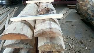 Log siding (отделка стен горбылем) - материал для обшивки каркасных стен в доме Пост энд Бим