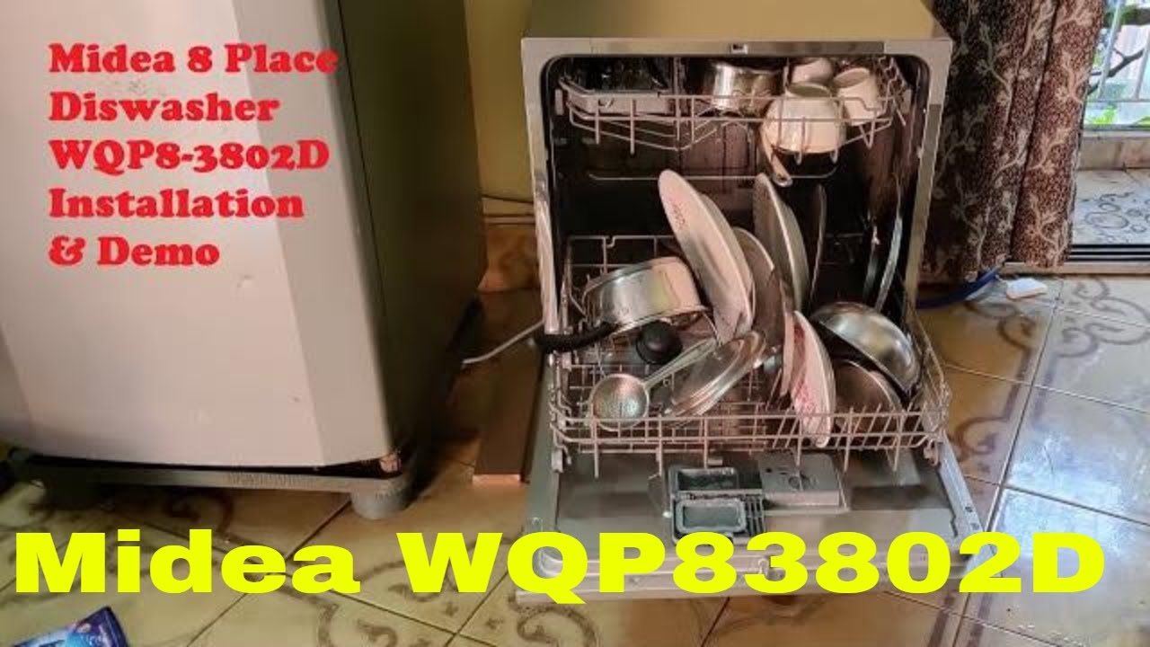 COMFEE' KWH-TD802-W Table Top Compact Dishwasher Review and Unboxing 