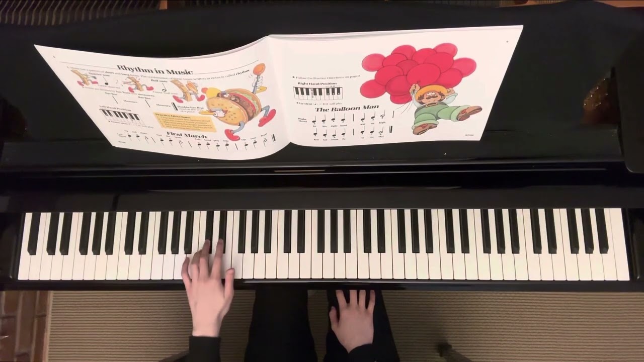 First March 🍔🥁🎶 | Bastien Piano Basics Primer Level