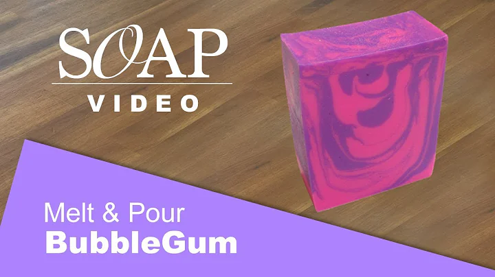 BubbleGum, Melt and Pour, Goats Milk Base, Perfect Swirl