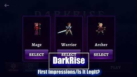 DarkRise gameplay - Part 1