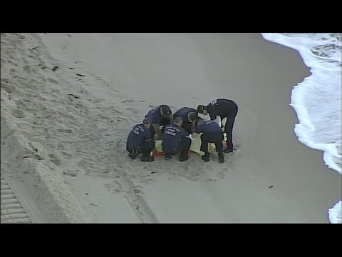 Detectives examine body found on Miami Beach