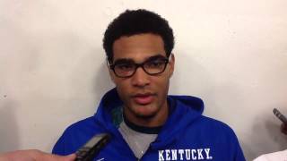 Willie Cauley-Stein after Blue-White game