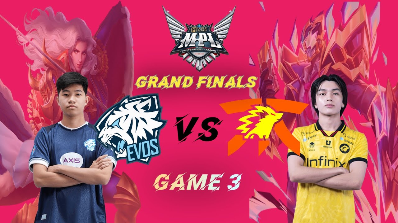 EVOS GLORY VS FNATIC ONIC ID GAME 3 GRAND FINALS - MPL ID SEASON 13