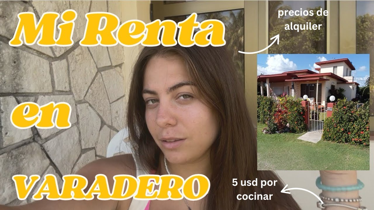 Así es una casa de ALQUILER en VARADERO, Cuba 