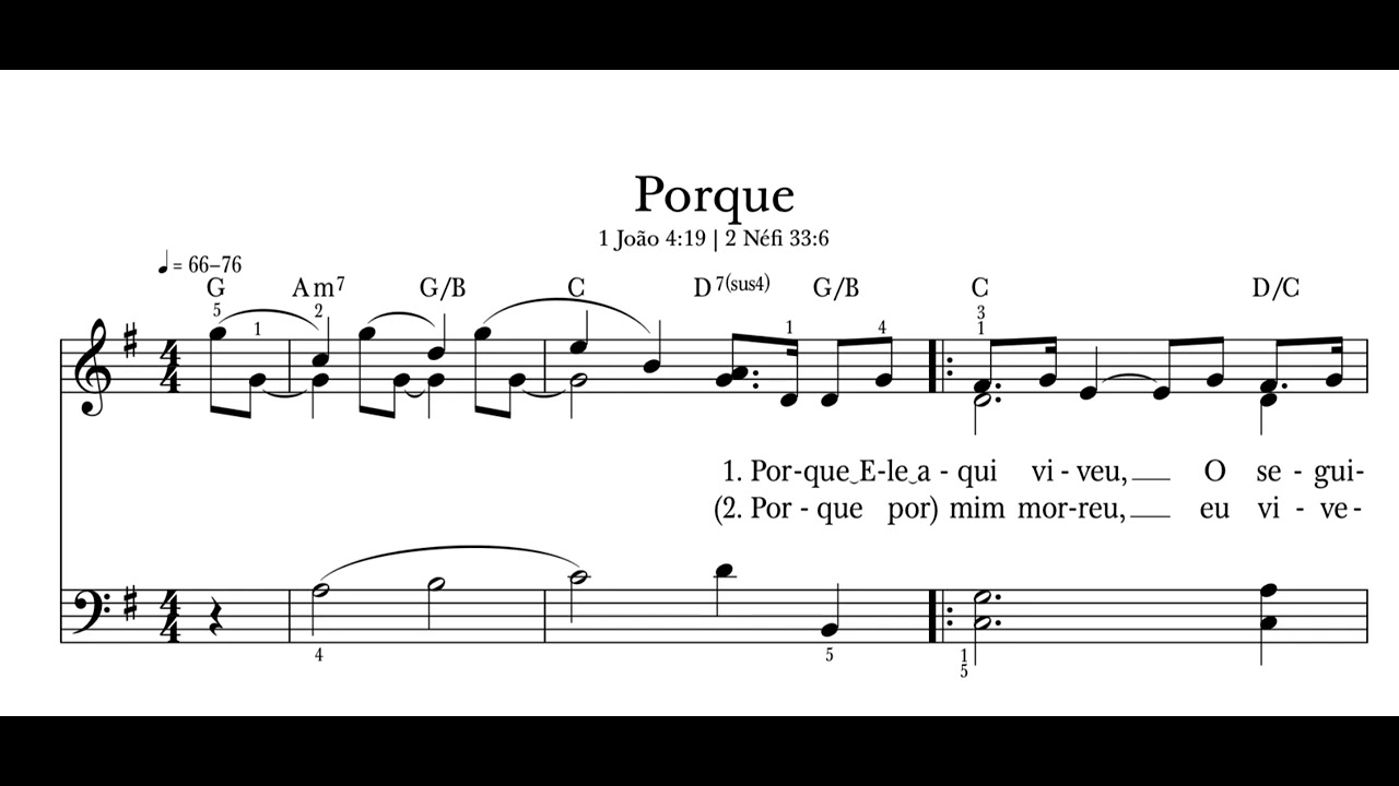 Porque | 😍 Novos Hinos SUD 1039 - Primária