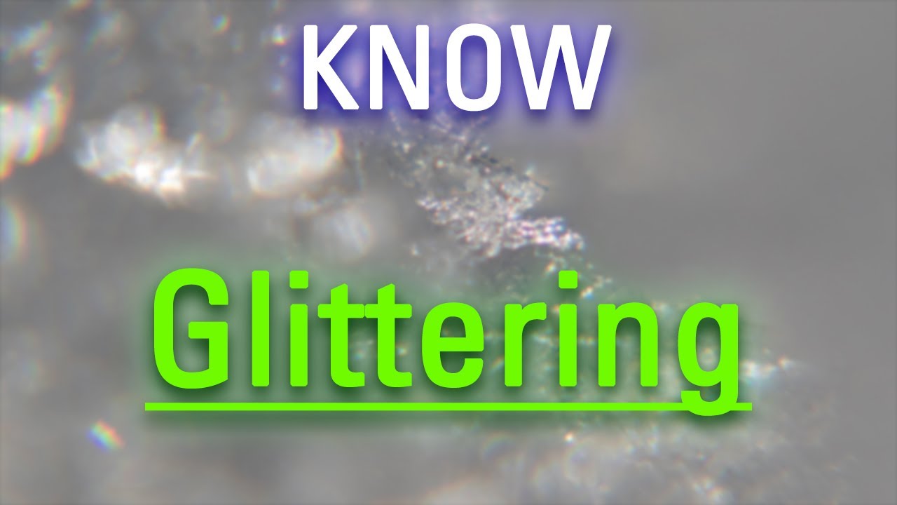 How to Say Glittering in English? What is Glittering? How Does Glittering Look? YouTube