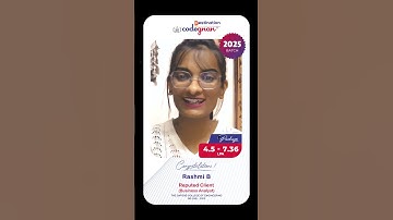 Rashmi Review  | Destination Codegnan | Success Celebration🤞  #java #training #bangalore