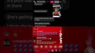 Prettyboyfredo Ashleysortega number on Instagram live
