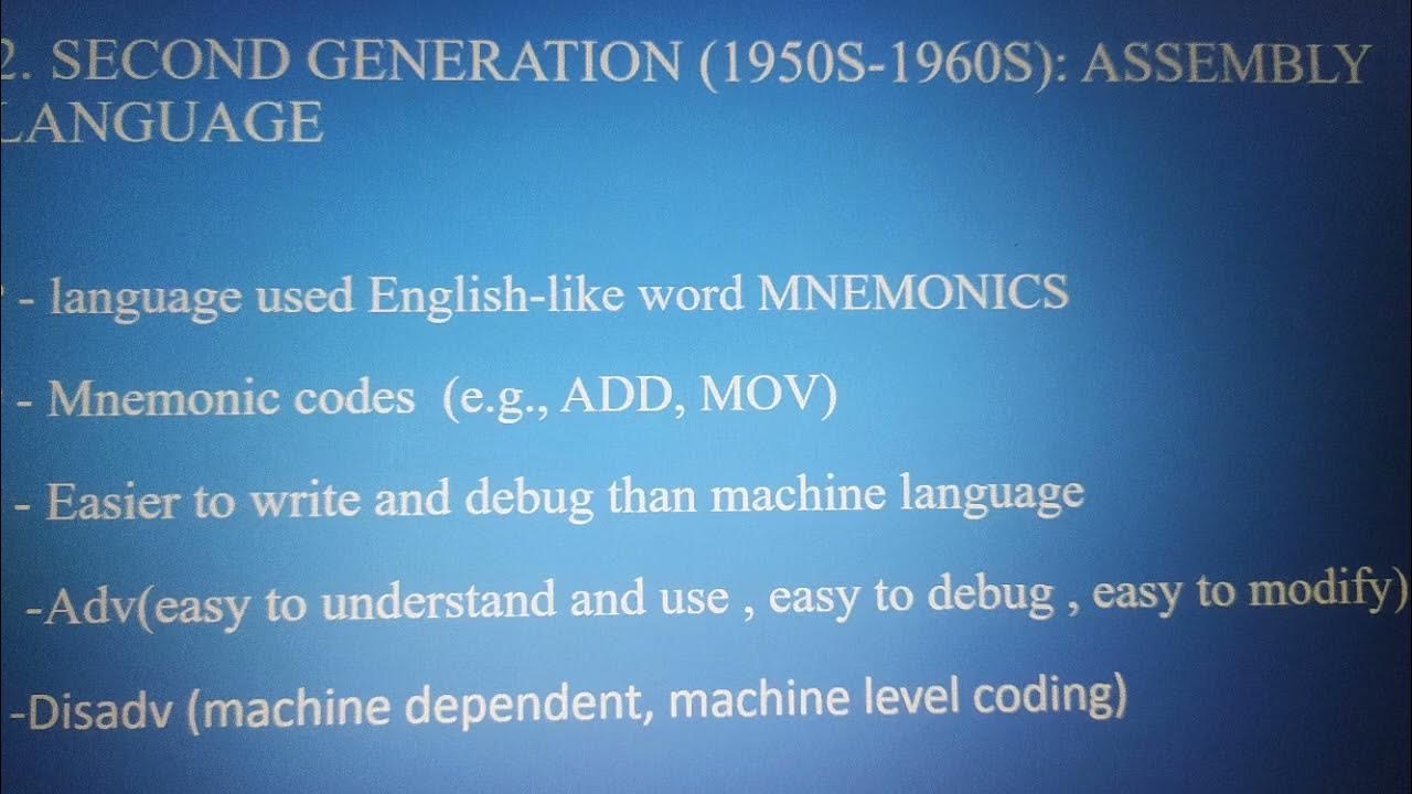 generations of programming language@ please like and subscribe more ...