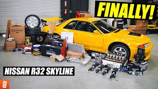 Building and Heavily Modifying a 1989 Nissan Skyline R32 GTS-T - Part 6 - Ready for Assembly!