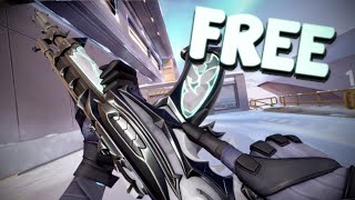 How to Semi-Legit Get Free Valorant Skins (Real) #shorts
