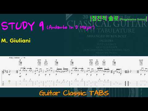 STUDY 9(Andante In D Major) (+) - Mauro Giuliani