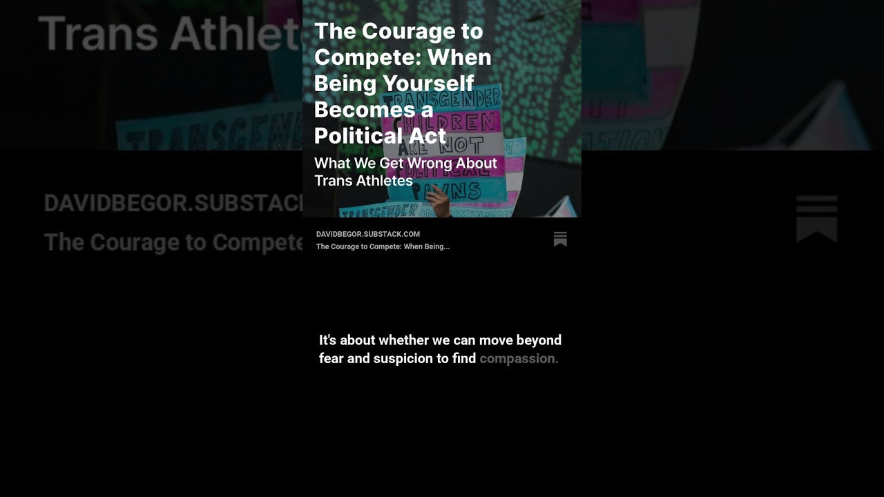 The Courage to Compete: Trans Athletes & the Fight for Fairness