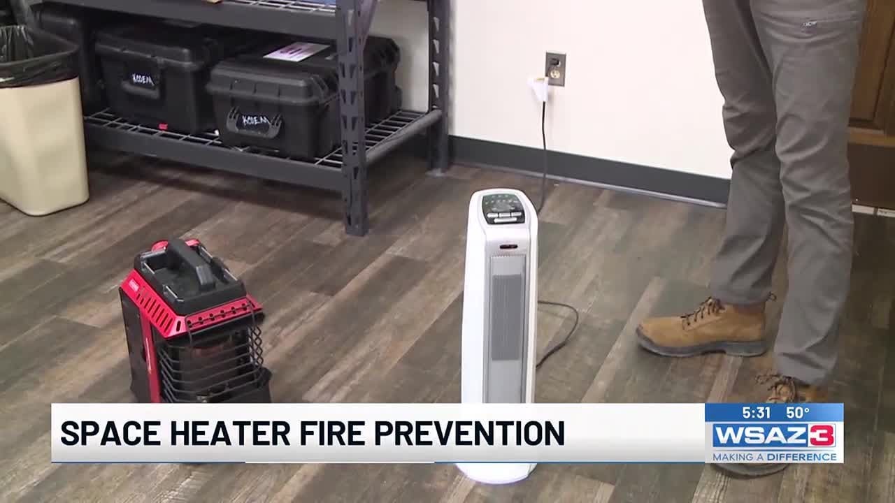 Space heater fire prevention - YouTube