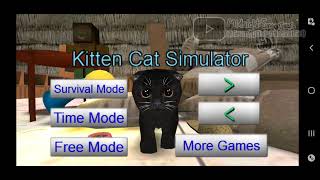 Celebrity the human skin AND the dance party roof?? // Kitten Cat Simulator 3D OLDER VERSIONS Wealth