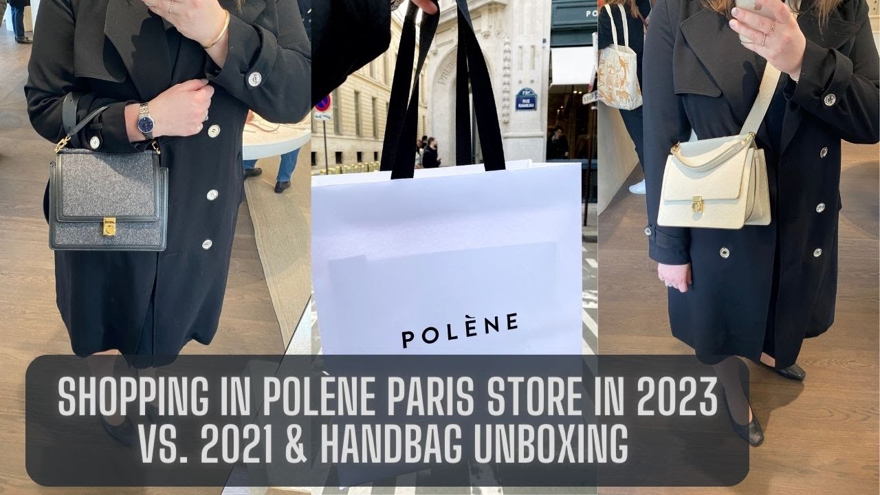 LET'S GO SHOPPING AT POLÈNE PARIS 2023 // STORE EXPERIENCE, HANDBAG TRY