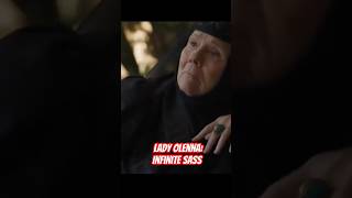 Diana Rigg as Lady Olenna: Infinite Sass #gameofthrones #dianarigg #ladyolenna