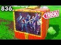 *SURPRISE!* 200 IQ  PRESENT TRICK!! - Fortnite Funny WTF Fails and Daily Best Moments Ep. 836