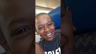 Tion and Tyson riding the Frontrunner