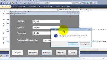 Eliminar datos en Sql Server desde C#