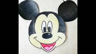 Easy Mickey Greeting Card For Birthdaymickey Mouse Easy Drawing Easy New Year Gift, Craft, Card