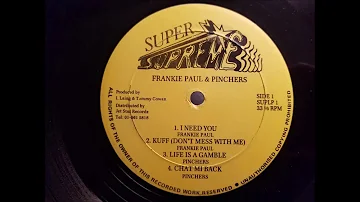 Frankie Paul - Kuff (Don't Mess With Me) Super Supreme LP - 1988