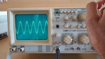 Signal Amplitude and Frequency measurements using CRO