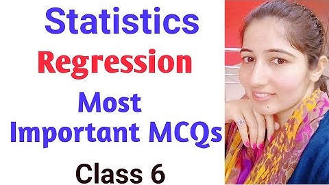 #6#Regression #MCQs #Statistics