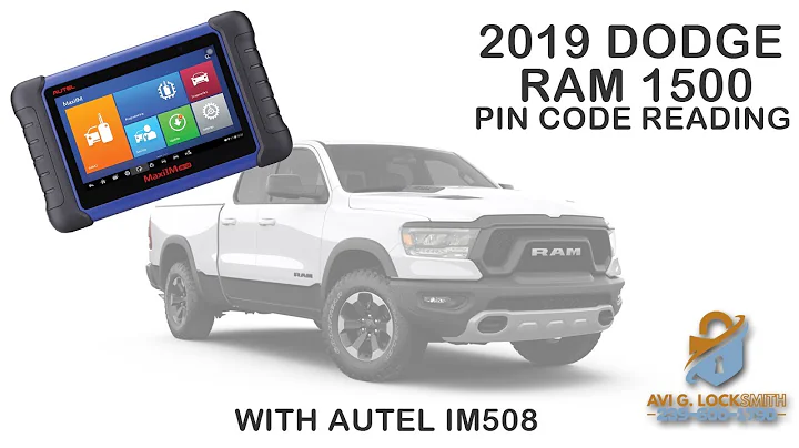 How to Read 2019 Dodge Ram 1500 Pin Code | Step-by-Step Guide with ADC Adapter & Autel IM100/IM508