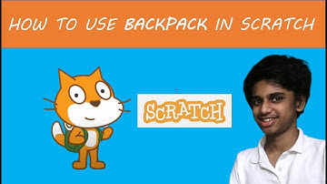 How to use BACKPACK in Scratch