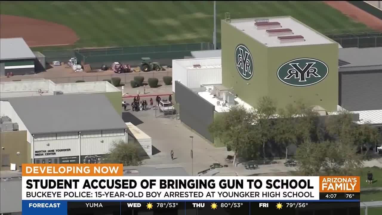 Student arrested for bringing gun to Buckeye school - YouTube