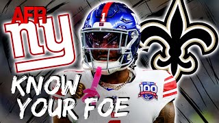 Know Your Foe: New York Giants vs. New Orleans Saints Preview