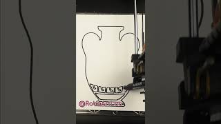 RoboArtLabor - Robot Draw Ancient Pottery Masterpiece! 🏺✨#acient #history #persia #iran #greece #fun