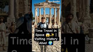 Time Travel in Space 😱✨ | Visiting History Alive! 🌍 #travel